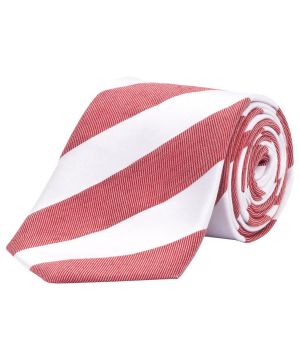 Gifts for men - Ties Jeff Banks Silk Red White Stripe Tie Red One.jpg